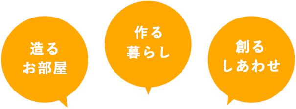 造るお部屋、作る暮らし、創るしあわせ